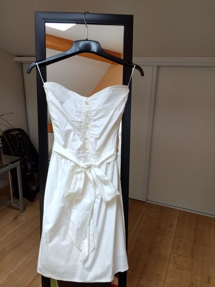 Magnifique robe blanche coton