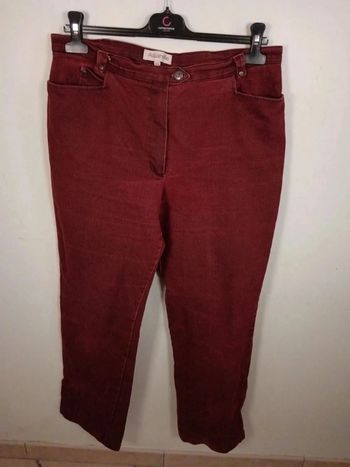 C32 jeans bordeaux Aquarelle 44