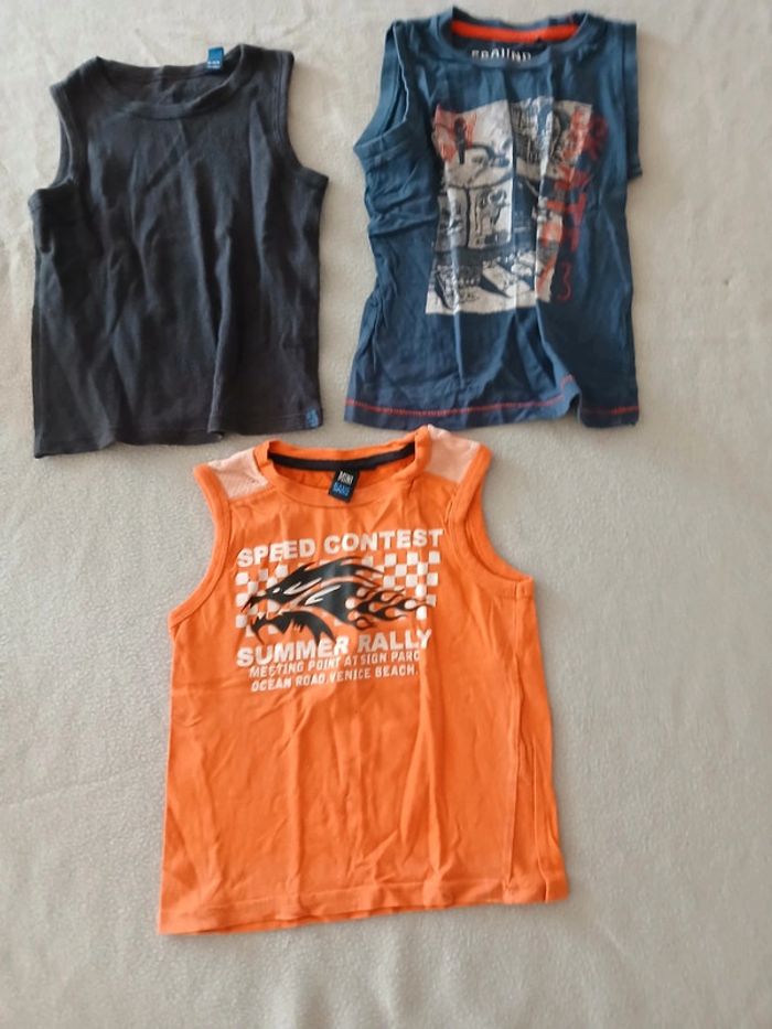 Lot tee-shirt été garçon 4 ans - photo numéro 4