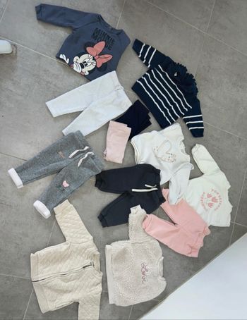 Lot vêtements fille 9 mois