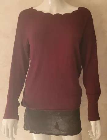 Autres pull-over & sweat-shirts Kookaï bordeaux taille M
