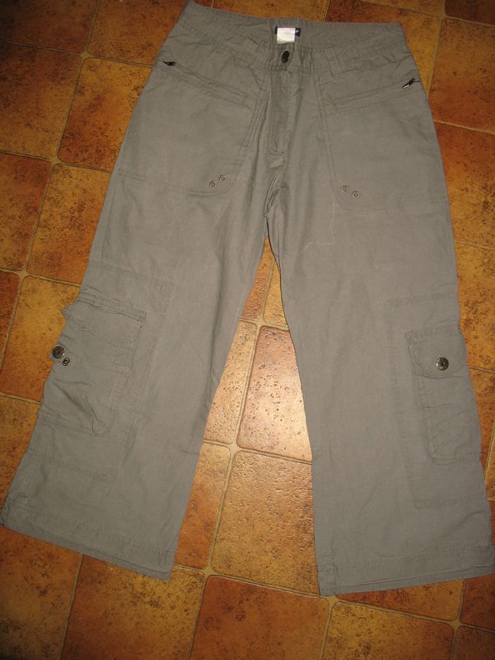 PANTACOURT GRIS "ACTIVE WEAR BY LA REDOUTE" - 18 ANS - n°02