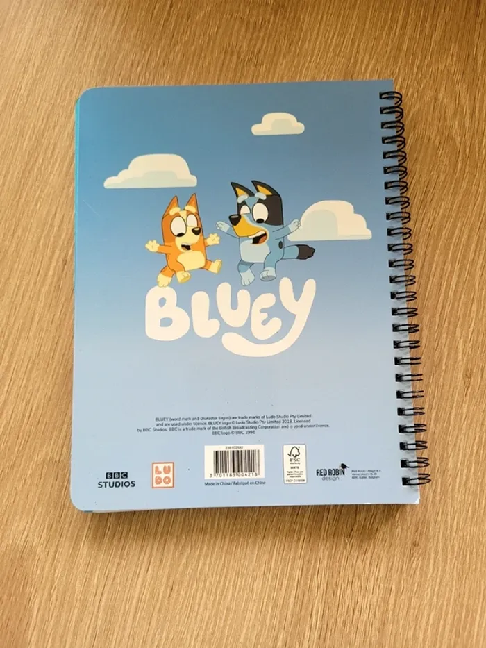Cahier de texte bluey neuf maternelle primaire - photo numéro 5