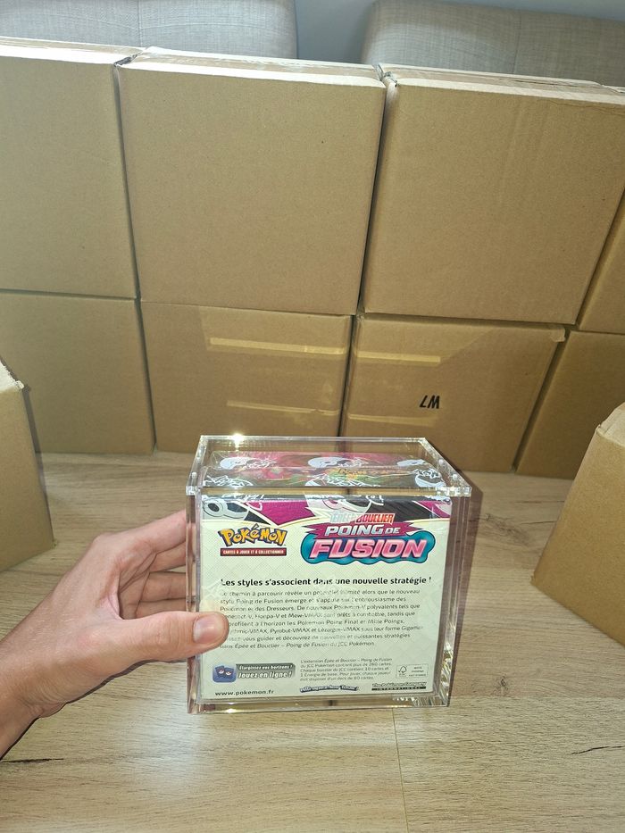 Lot de 10 acryliques aimantée épaisse pour Display 36 boosters Pokémon anti uv 8mm - photo numéro 2