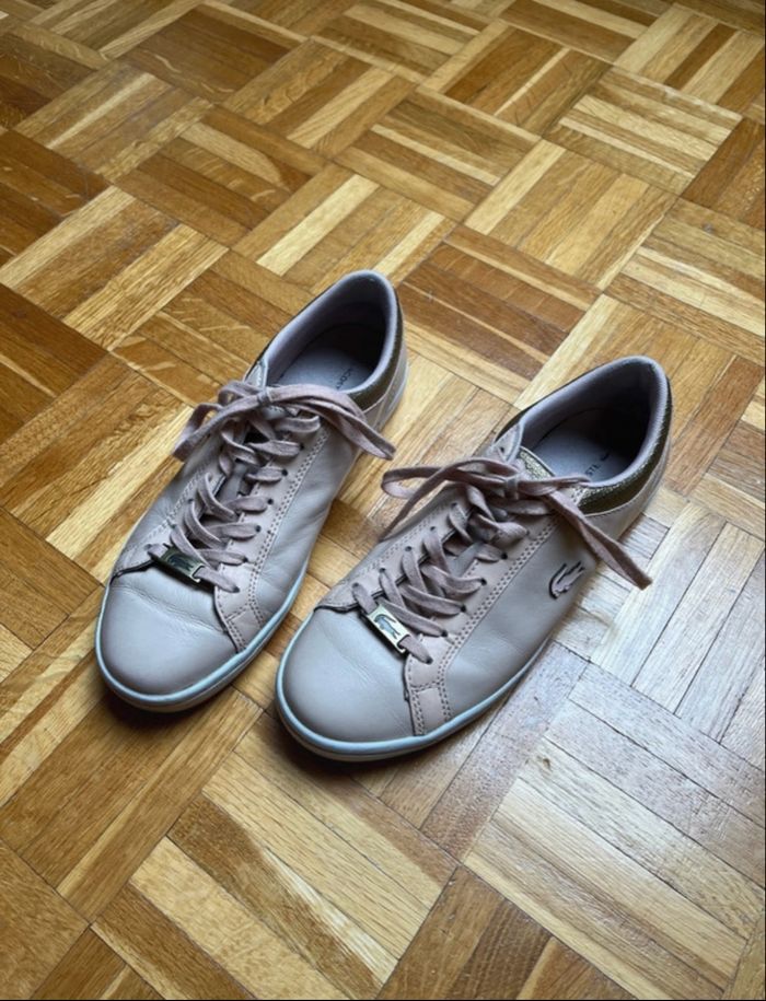 Baskets rose Lacoste - photo numéro 7