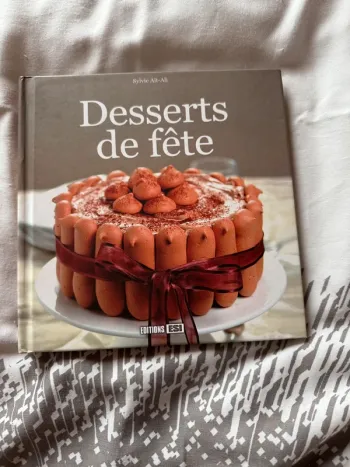 Livre de recettes desserts de fête