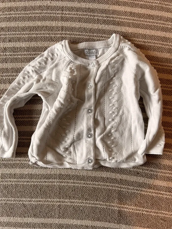 Gilet pull kimbaloo 12 mois