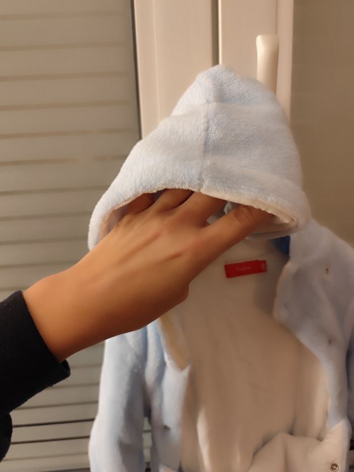 Combinaison pilote bébé garçon Tissaia 9 mois bleu doudou - photo numéro 3