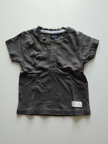 tee shirt vert kaki garcon 3 mois kiabi