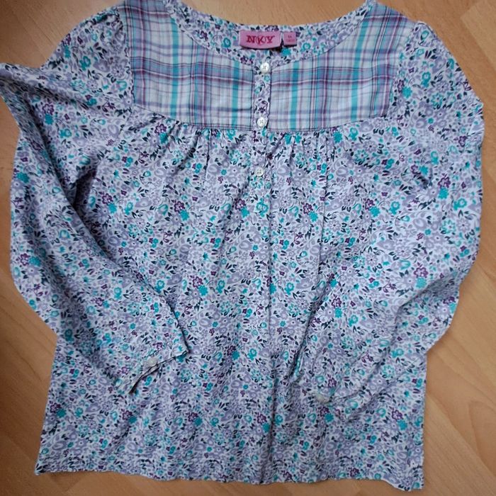 Chemise fleurie 8ans #NKY