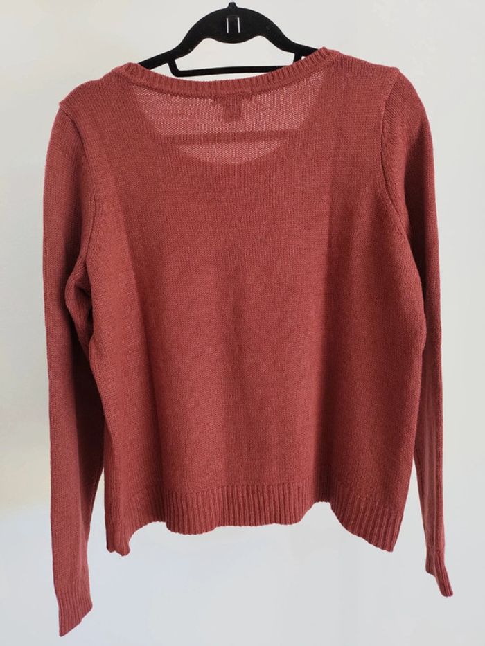 H&M pull rouille L - photo numéro 5