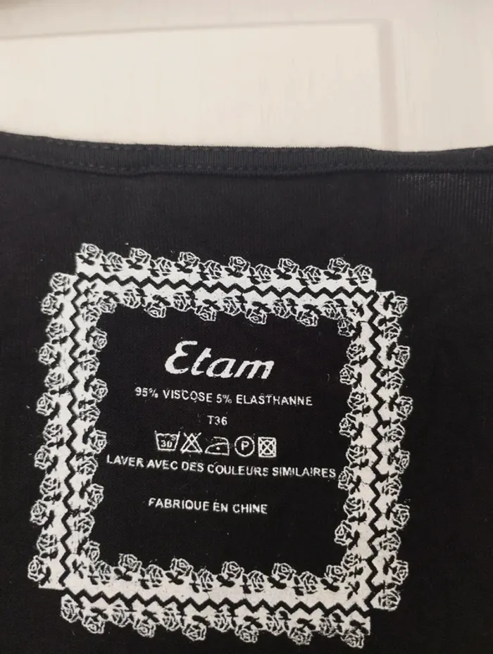 Robe noire Etam S - photo numéro 5