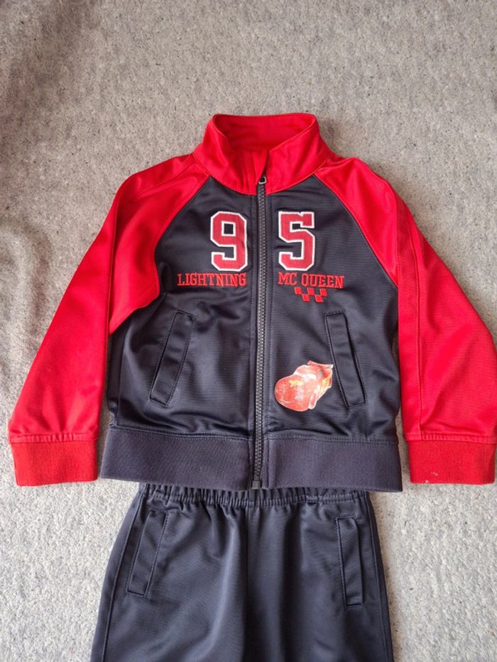 Ensemble jogging Disney cars rouge et noir 2-3ans - photo numéro 3