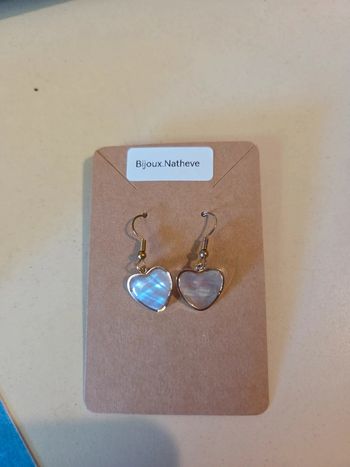 Paire de boucles d'oreilles acier inoxydable