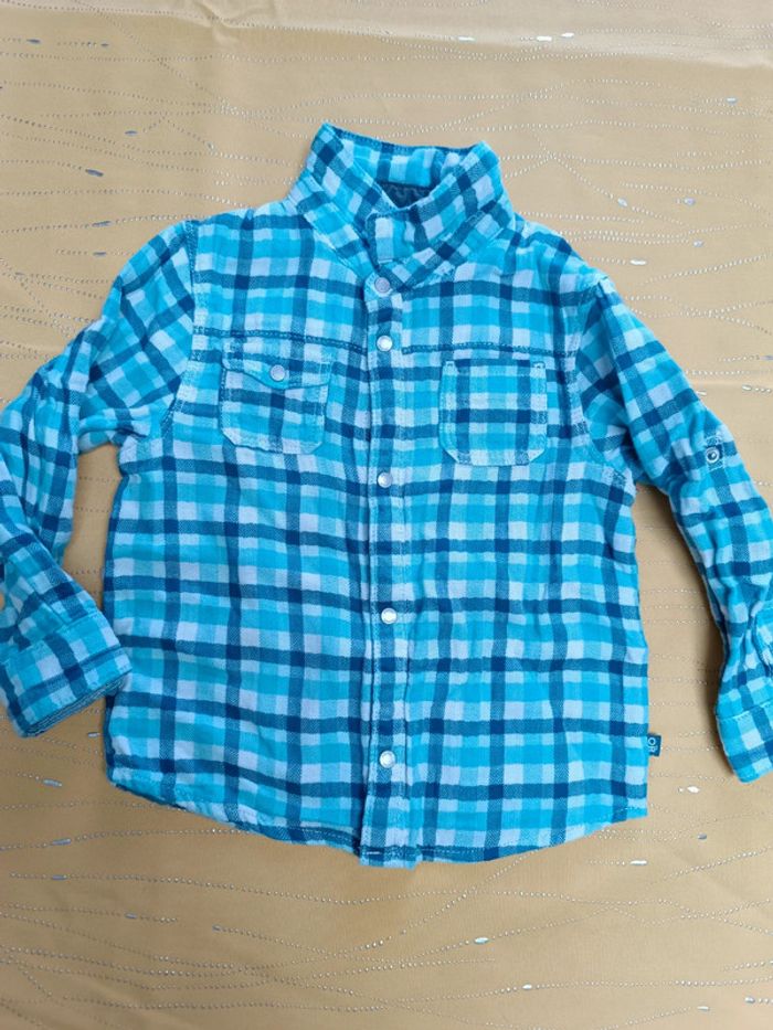 Ensemble pantalon doublé et chemise épaisse Obaïbi 23 mois 86 cm - photo numéro 6