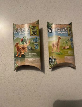 Playmobil Wiltopia - Bébé tigre + Bébé alpaga