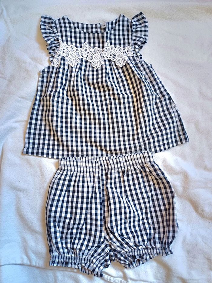 Ensemble d'été fille 6 mois