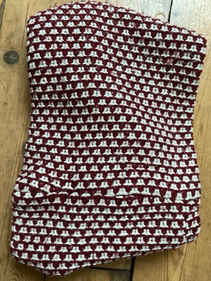 Col tour de cou bordeaux crème kiabi - photo numéro 4