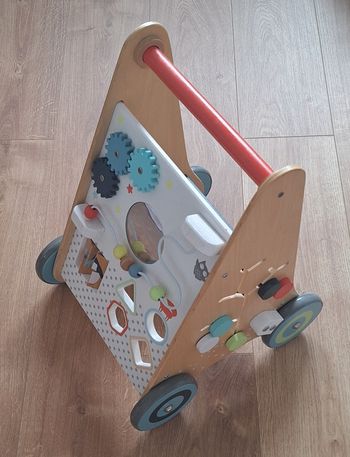 Chariot de marche en bois verbaudet