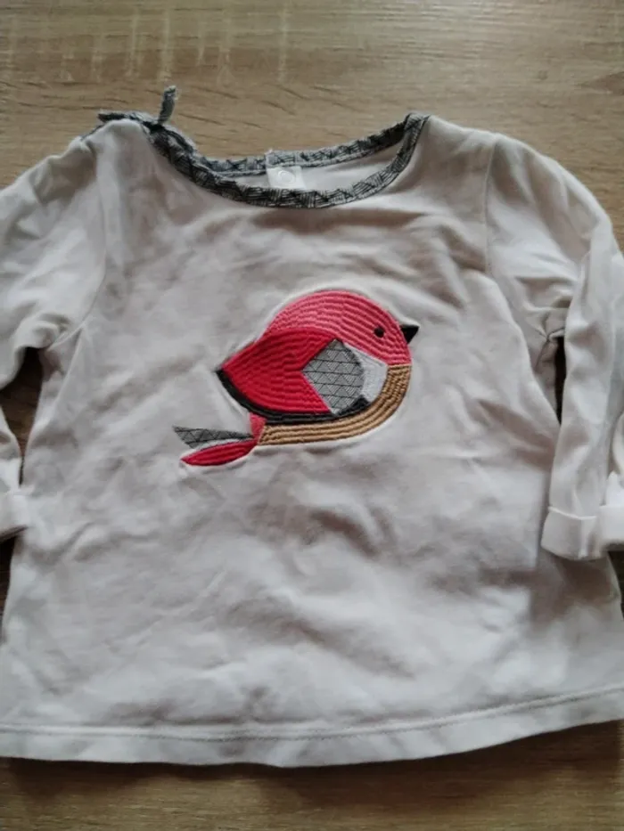 Lot de 4 tee shirt fille 3 mois - photo numéro 5