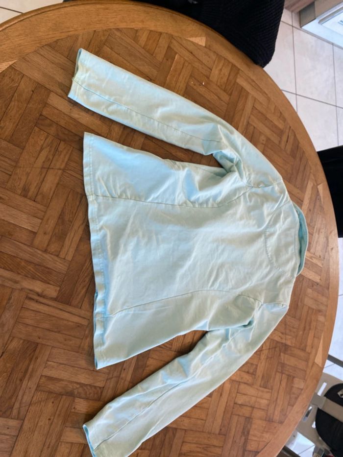 Très beau blazer couleur turquoise - photo numéro 9