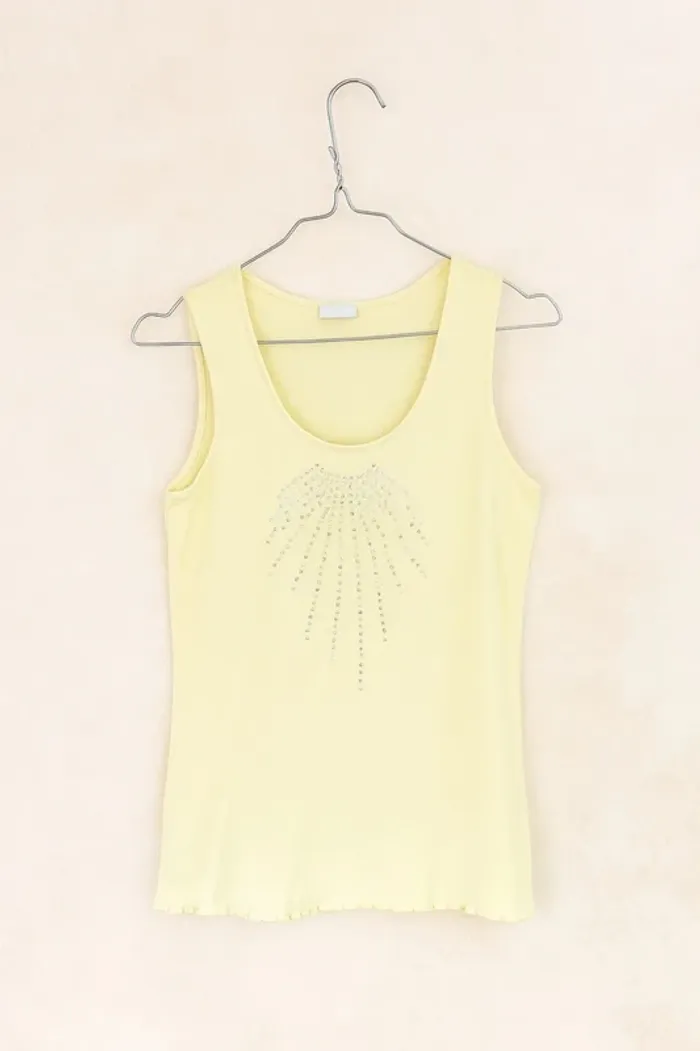 Débardeur jaune pâle – Blancheporte