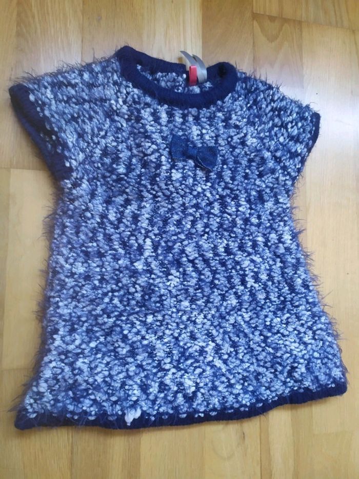 Robe bleu chiné 9mois