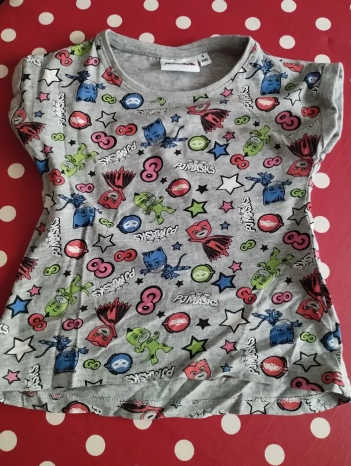 T-shirt pyjamask 4 ans