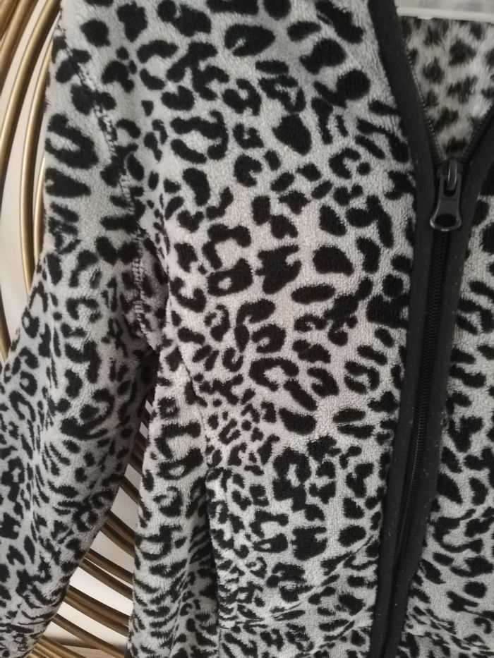 Gilet zippé tout doux Motif léopard T8ans - photo numéro 3