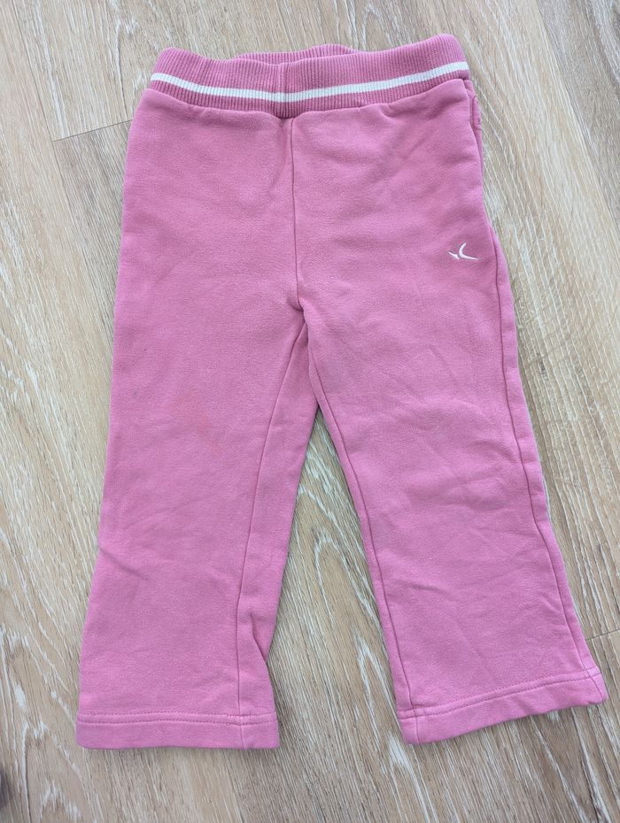 Pantalon jogging rose 36 mois bebe fille Decathlon