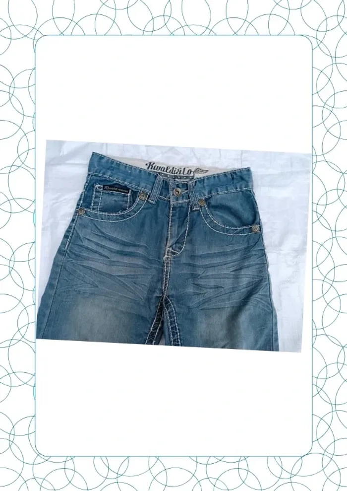 Short en jean 8 ans Rivaldi - photo numéro 2