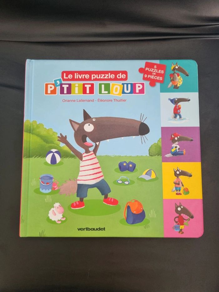 Livre puzzle p'tit loup
