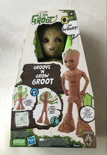 Marvel Studios I Am Groot Groove 'N Grow Groot, figurine interactive de 34 cm