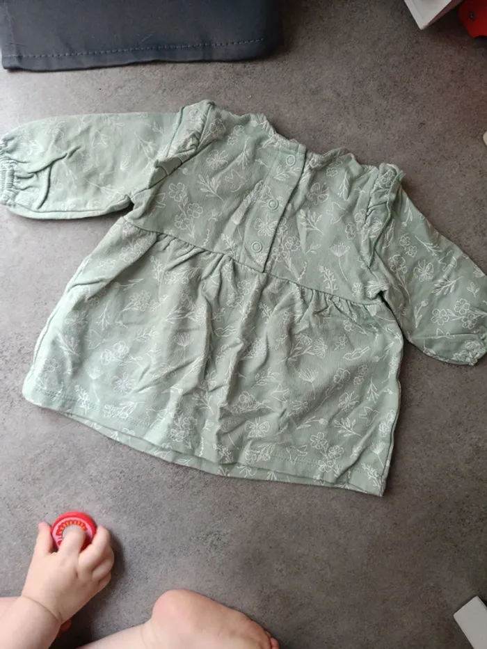Tunique verte 3 mois Primark - photo numéro 4