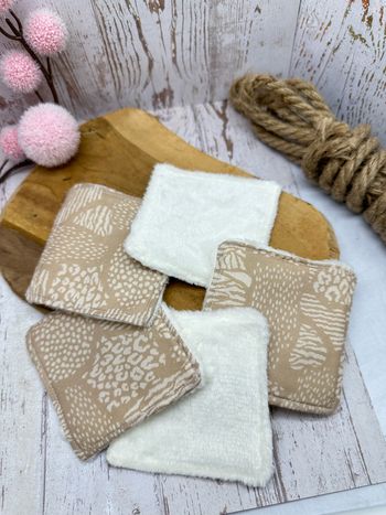 lingettes lavable et réutilisable lot de 5