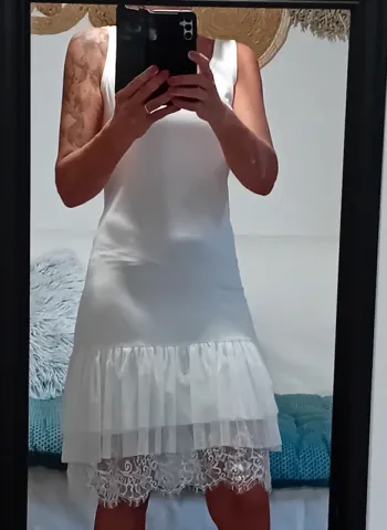 Fond de robe écru