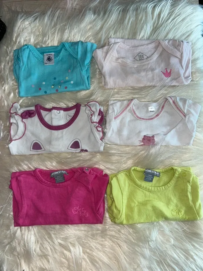 Lot de 6 body