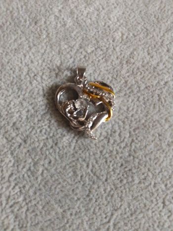 Pendentif coeur 🩷 maman bébé