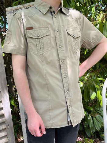 Chemise homme manches courtes T. L