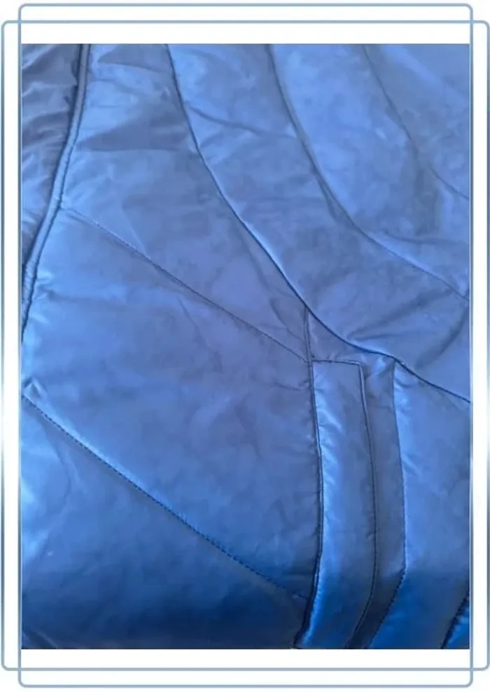 Manteau long bleu By depech Mod, taille 46 - photo numéro 9