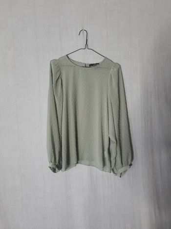 Blouse vert d'eau