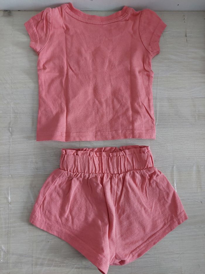 Short et haut Minnie fille 0/3 mois - photo numéro 3