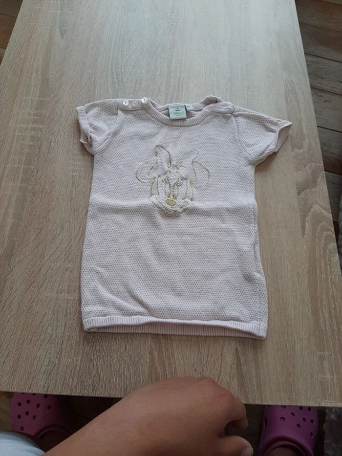 Robe rose Minnie Disney baby 6 mois