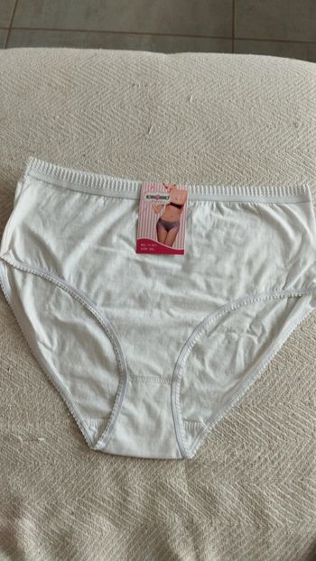Culotte blanche taille 46/48 femme taille haute