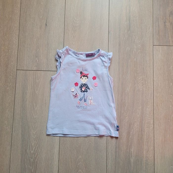 Débardeur violet. Fille 2 ans. Marque Sergent Major