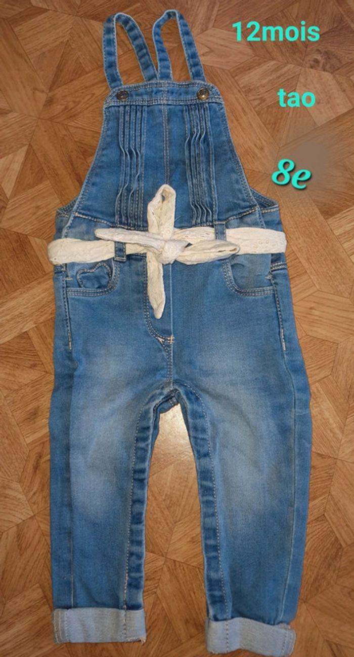 Salopette 12mois Tape a loeil
