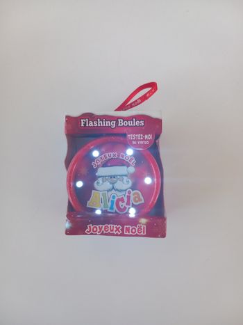 Boule de Noël 🎄 lumineuse