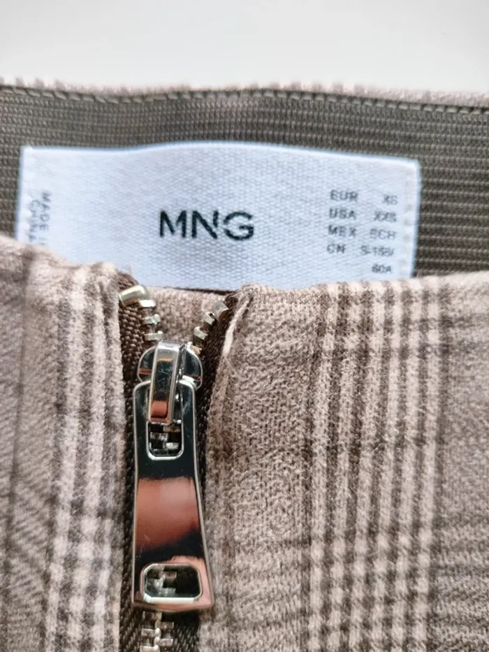 Pantalon peau de pêche Mango XS - photo numéro 2