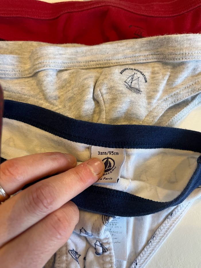 Lot 3 slip Petit Bateau 3 ans - photo numéro 2