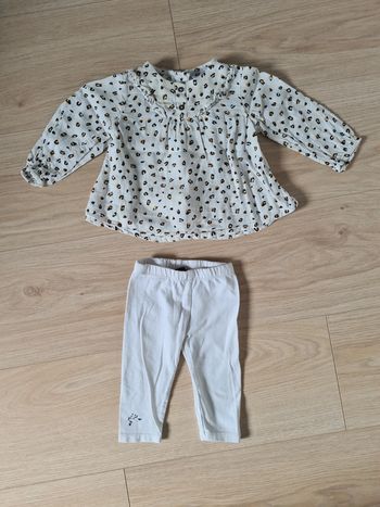 Blouse et legging sergent major 6 mois